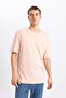Comfort Regular Fit Comfortable Fit Crew Neck Printed Short Sleeve Heavy Fabric T-Shirt B4288Ax24Sp - 3