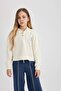Girl's Nba Wordmark Crop Hooded Sweatshirt C0804a824sp - 4