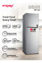 270L No Frost Inverter Refrigerator, Dark Silver, Glass Shelves, Fast Cooling, Energy Saving - 3