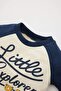 Baby Boy Crew Neck Printed Long Sleeve T-Shirt C3602A524Sp - 2
