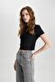 Slim Fit Slim Fit Crew Neck Short Sleeve T-Shirt C4332Ax24Sp - 5