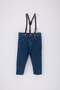 Baby Boy Jean Pants Trouser Suspender Set of 2 B6741A524Sp