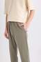 Regular Fit Slim Sweatpants Zipper Pocket Waist Lace-Up Elastic Leg B3657Ax24Sp - 5