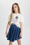 Girls Nba Los Angeles Lakers Crew Neck Short Sleeve T-Shirt C0803A824Sm - 4