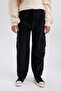 Wide Leg Cargo Wide Leg Cotton Trousers Girls A4857A823Wn - 7