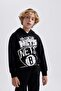 Boy's Nba Brooklyn Nets Hooded Thick Sweatshirt B4806A823Wn - 6