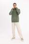 Gabardine Trousers Wide Leg Straight Leg with Pockets B9365Ax23Wn - 6