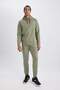 Sports Jogger Sweatpants Slim Fit Tight Fit Scuba Diving Fabric Standard Leg C0485Ax23Wn