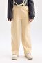 Cargo Fit Elastic Waist Wide Leg Sweatpants for Girls B2550A823Wn - 4