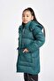 Girl's Water Repellent Hooded Coat A2538A823Au - 7
