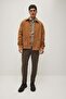 Relax Fit Polo Collar Woolen Look Long Sleeve Shirt Jacket A5111Ax23Au - 2
