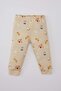 Baby Boy Food Printed Long Sleeve Waffle Pajamas Set C0730A524Sp - 2