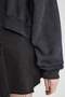 Cool Crop Thick Fabric Washed Faded Effect Basic Plain Sweatshirt C2119Ax24Sp - 5