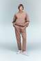 Oversize Wide Fit Crew Neck Thick Basic Plain Sweatshirt V2697Az23Wn - 2