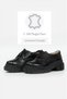 WOMEN'S BLACK GENUINE LEATHER NUMBER 35-41 LACE-UP OXFORD SHOES - 4