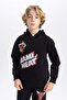 Boy's Nba Miami Heat Hooded Sweatshirt B4799A823Wn - 6