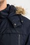 Water Repellent Removable Hood Faux Fur Zipper Pocket Taffeta Coats Parka X3983Az23Wn - 6