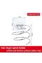 Chrome Strong Adhesive Chrome Blow Dryer Hanger Hair Dryer Holder Adhesive - 6