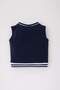 Baby Boy V-Neck Printed Sweater B5381A524Sm - 7