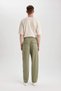 Gabardine Trousers Baggy Fit Straight Leg with Pockets B3664Ax23Au - 8