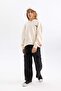 Wide Leg Cargo Wide Leg Cotton Trousers Girls A4857A823Wn - 5