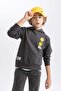 Boy's Smileyworld Hooded Thick Sweatshirt B4317A823Wn - 3