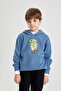 Boy's Spongebob Crew Neck Thick Sweatshirt B2942A823Wn - 3