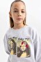 Smileyworld Relax Fit Crew Neck Sweatshirt for Girls A7740A823Au - 4