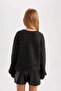 Girl's Crew Neck Knitwear Sweater B4069A823Wn - 5