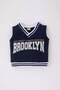 Baby Boy V-Neck Printed Sweater B5381A524Sm - 4