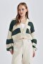 Oversized V-Neck Knitwear Cardigan U2527Az23Wn - 3