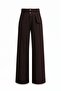 Brown Removable Belt Detail Pants 17421 - 6