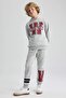 Boy's Printed Jogger Pants Sweatpants B2235A823Wn - 2