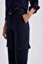 Straight Fit Cargo Pocket Li High Waist Straight Leg Trousers B3059Ax23Au - 5