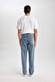 Baggy Fit Wide Fit Regular Waist Wide Leg Jean Washed Pants B3926Ax23Au - 6