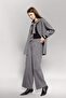 Wide Leg Wide Wide Leg Double Pleated Basic Plain Woven Classic Trousers B3586Ax23Wn - 3