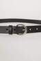 Women's Oval Buckle Faux Leather Classic Belt B3836axns - 3