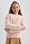 Girl's Crew Neck Knitwear Sweater Y2640A623Wn - 3