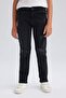 Boy's Slim Fit Slim Fit Ripped Detailed Slim Leg Jeans Pants A5550A823Au - 6