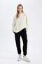 Regular Fit Jogger Sweatpants with Elastic Waistband and Pockets, Long Length S8381Az23Au - 3