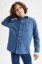 Boy's Coool Regular Fit Jean Long Sleeve Shirt X6042A622Au