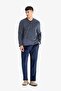 Ultra Soft Regular Fit Fleece Crew Neck Striped Long Sleeve Top Bottom Pajama Set A3443Ax23Au - 3