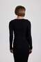Cropped Crew Neck Glittery Fabric Knitwear Sweater B6323Ax23Au - 8