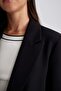 Oversized Wide Fit Double-Breasted Collar Buttoned Blazer Jacket B0357Ax23Au - 6