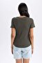 100% Cotton Slim Fit Ribbed Short Sleeve T-Shirt B0647Axns - 7