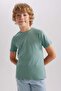Crew Neck Basic Plain Short Sleeve T-Shirt for Boys B0667A8Ns - 3