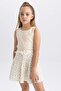 Girl's Floral Print Skirt B0768A823Hs - 4