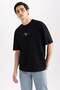 Vikings Valhalla Oversize Wide Fit Crew Neck Back Printed Short Sleeve T-Shirt A6308Ax23Sm - 7