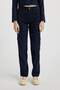 Straight Fit Gabardine Trousers Cargo Pocket Pack High Waist B0458Ax23Au - 5