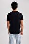 Regular Fit Crew Neck Short Sleeve Basic T-Shirt B1386Ax23Hs - 6